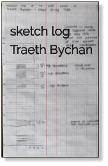 sketch log Traeth Bychan