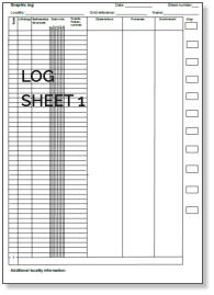 LOG  SHEET 1
