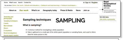 SAMPLING
