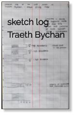 sketch log Traeth Bychan