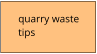 quarry waste tips