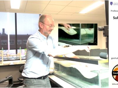 Professor John Wheeler simulates the formation of a subduction zone