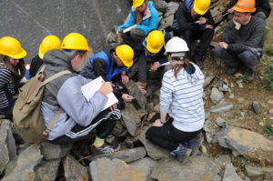 Students in hardhats